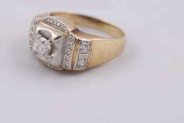 men's diamond ring