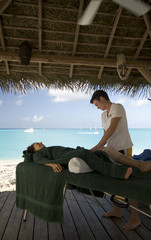 massage by the sea