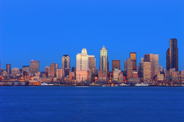 Fototapeta na wymiar Seattle skyline