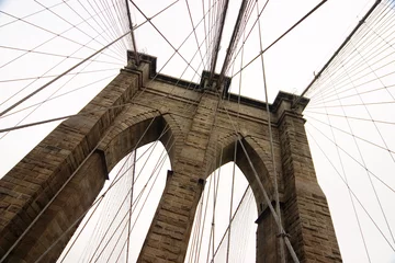 Foto auf Alu-Dibond Brooklyn Bridge Brooklyn-Brücke 4