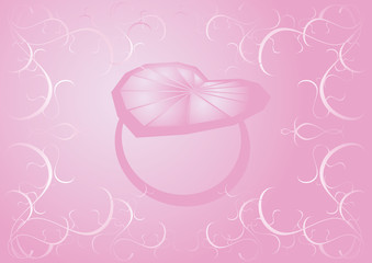 heart ring background
