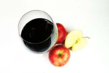 rotwein - apfel