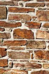 colorful stone wall.