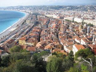 promenade des anglais et vieux nice
