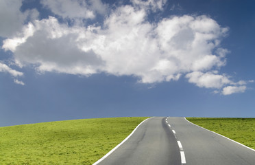 Fototapeta premium the future under a blue sky