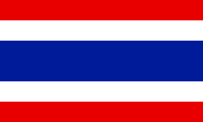 thailand fahne flag - obrazy, fototapety, plakaty