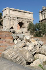 arco di settimo severo ai fori imperiali