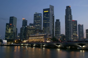 Fototapeta na wymiar marina bay waterfront, singapore