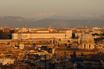 Fototapeta na wymiar widok na Rzym