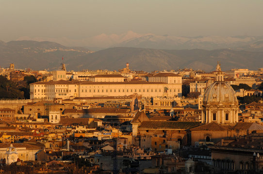 veduta di roma