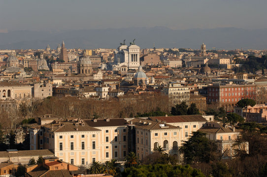 veduta di roma