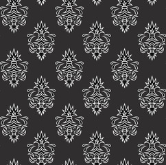 seamless retro wallpaper pattern
