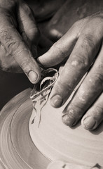 poterie - main