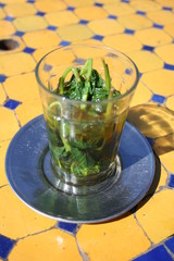 thé à la menthe