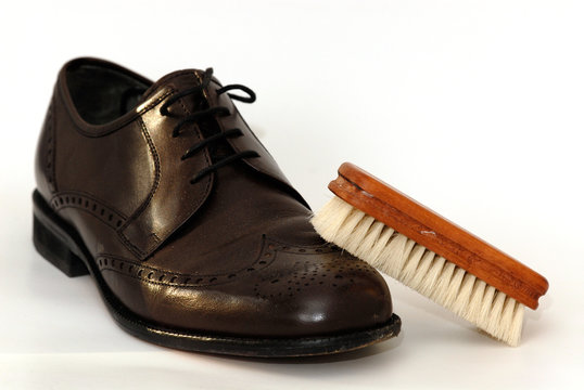 oxford schuh mit b&uuml;rste