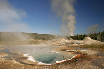 hotsprings and geysers