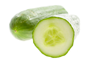 closeup of cucumber