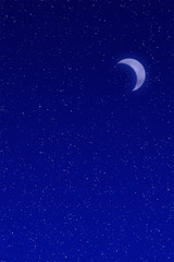 Obraz na płótnie Canvas crescent moon