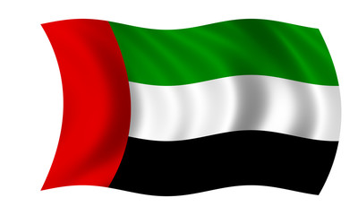 Obraz premium arabische emirate fahne arab emirate flag