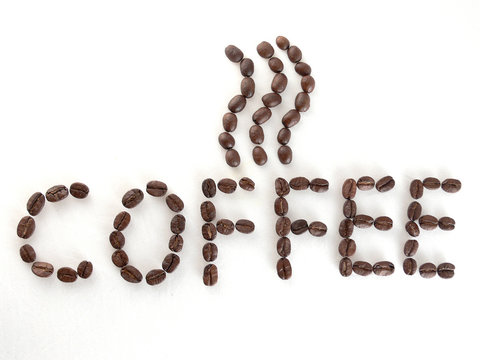 Fototapeta inscription of coffee