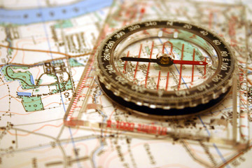 boussole et carte