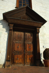 spanish mission door in san jose