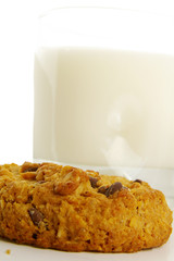 cookie and milk