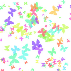 Fototapeta na wymiar pastel butterfly wrapping paper