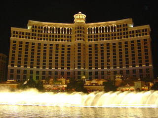 Bellagio à Las Vegas de nuit