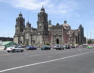 Papier Peint photo autocollant Mexique cathedrale de mexico