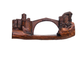 mostar old bridge artwork