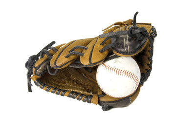 baseball and glove