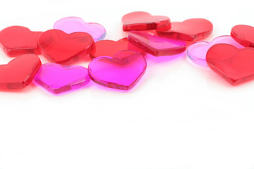 red heart, love concept