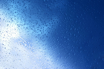 blue drops background