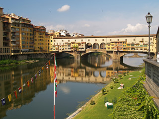 old bridge in florence, italy