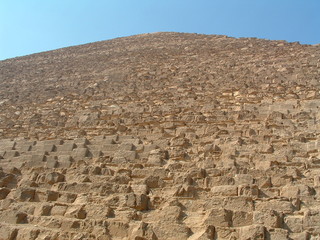 a closeup of a pyramid