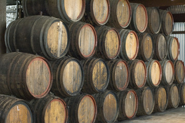 winery barrels