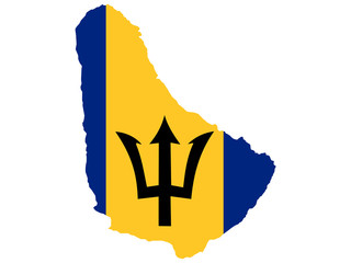map of barbados
