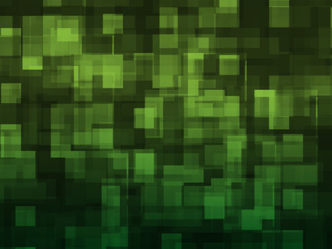 abstract  background -- green square