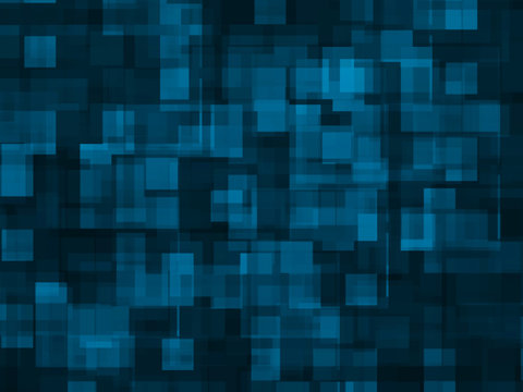 abstract  background -- blue square