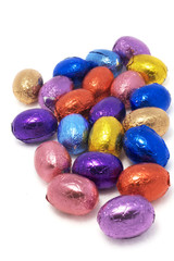 colored easter eggs
