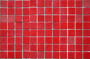 small red shiny tile background