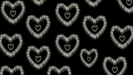 crystal hearts