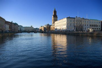 townhall near canal