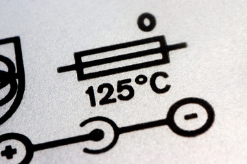 125 grados en esquema electrico