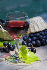 red wine glass