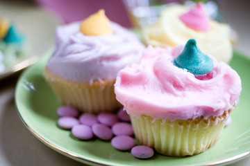 pastel cupcakes