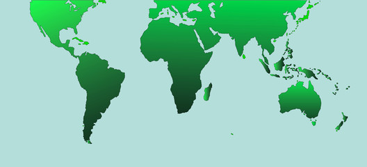 world map gradient