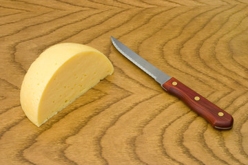 cheese and knife