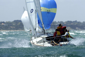 Obraz premium j24 sailing 01